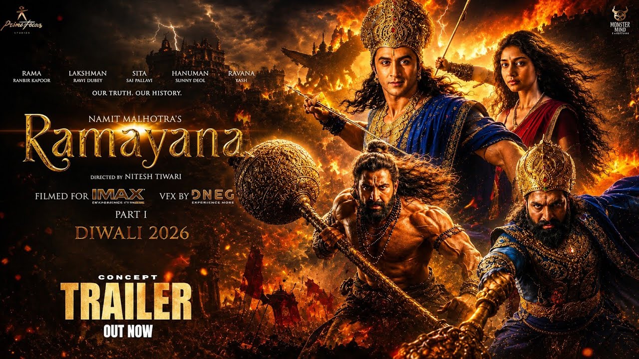 RAMAYANA PART1 TRAILER | IMAX | Ranbir Kapoor | Yash | Sunny deol | Sai pallavi | Nitesh tiwari