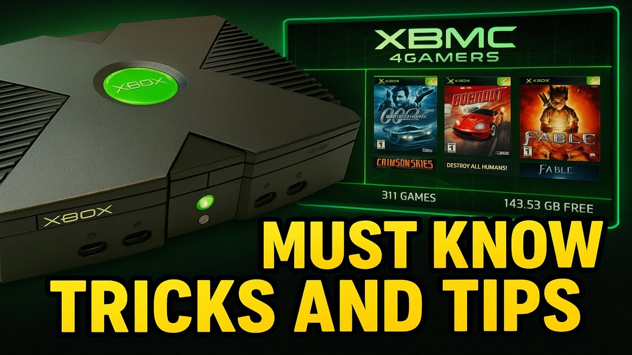 OG Xbox XMBC4Gamers How to Use the Interface Keys and Tricks! Must See #ogxbox #xbox #xbmc4gamers