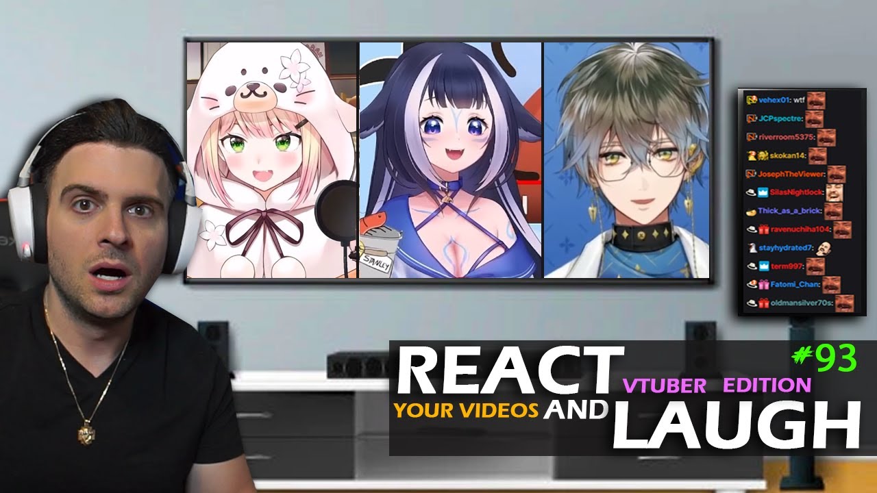 Reacting and Laughing to VTUBER clips YOU sent #93