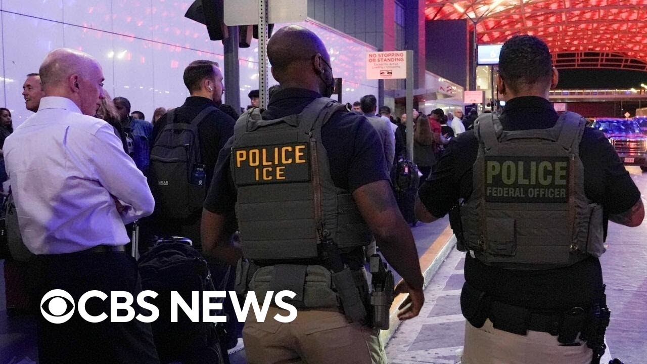 Trump urges ICE agents in airports to go without masks