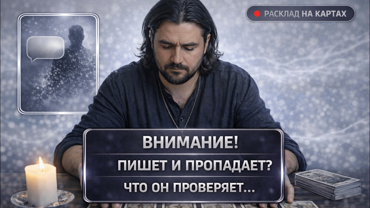 🔥 ОН ДЕРЖИТ ТЕБЯ НА КРЮЧКЕ ⚡️ Зачем он исчезает? 🗝️ Вся правда о нём. #гадание #любовь #расклад