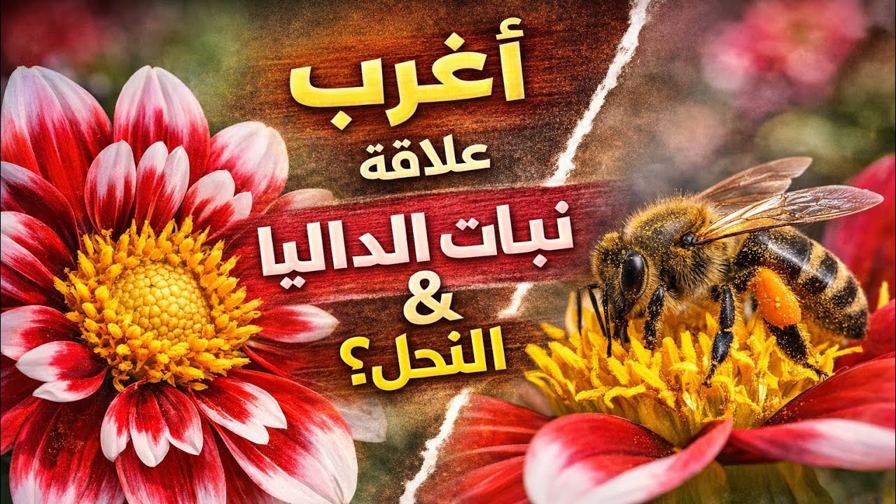 ماهو السر خلف علاقة نبات الداليا والنحل ؟ 