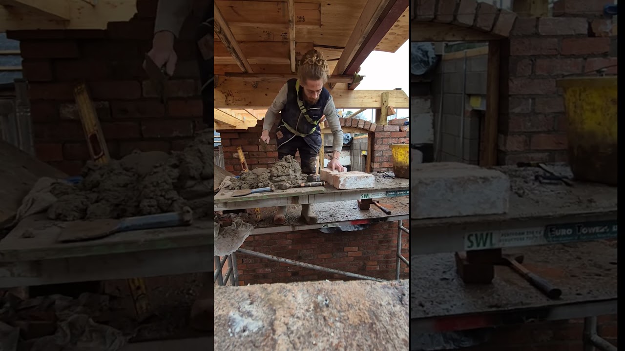 Its not very often you get to build one of these in this day and age #arch #heritage #bricklaying