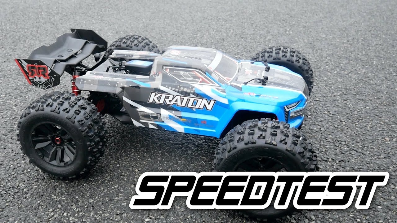 Arrma Kraton V5 - Speedtest 4s & 6s [German]