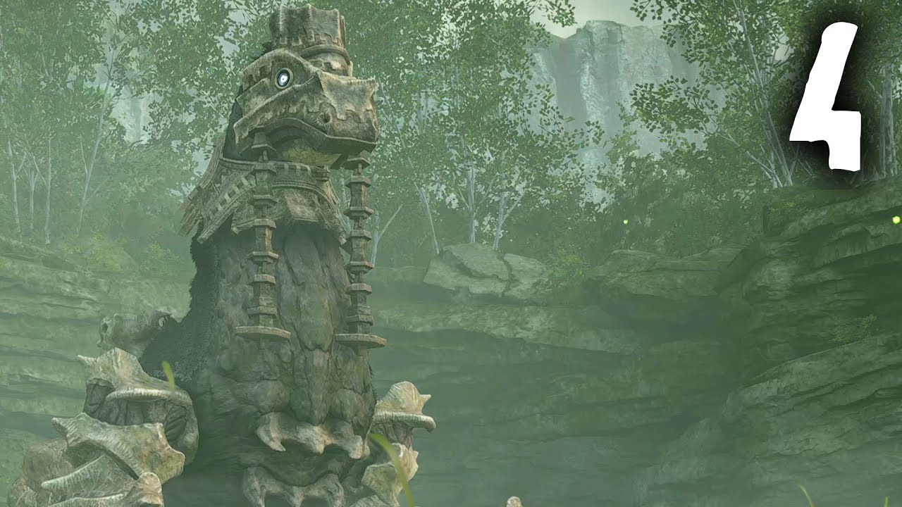Shadow of the Colossus PS4 4th Colossus Gameplay Walkthrough - Phaedra