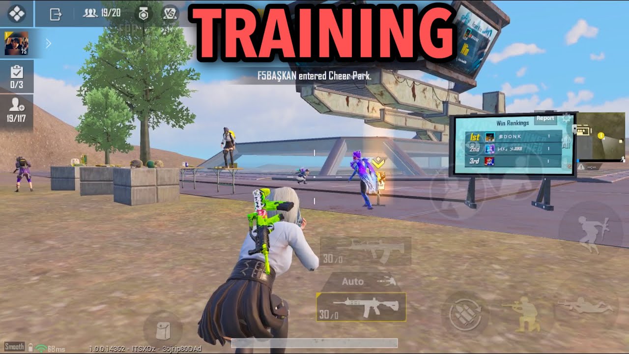 iPhone 8 Plus PUBG MUNNO | 4 Finger + Full GYRO | Handcam Training #32