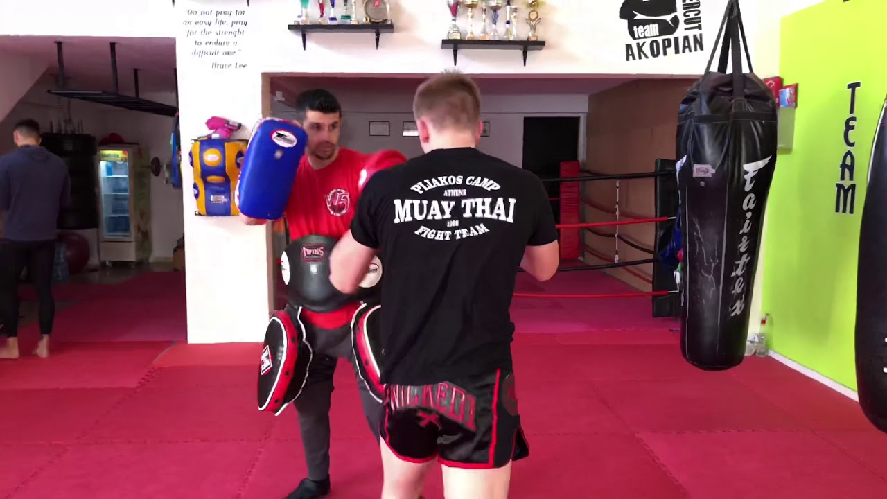 Muay Thai pads with Danny Parker and Nikolas Kwnstantinou