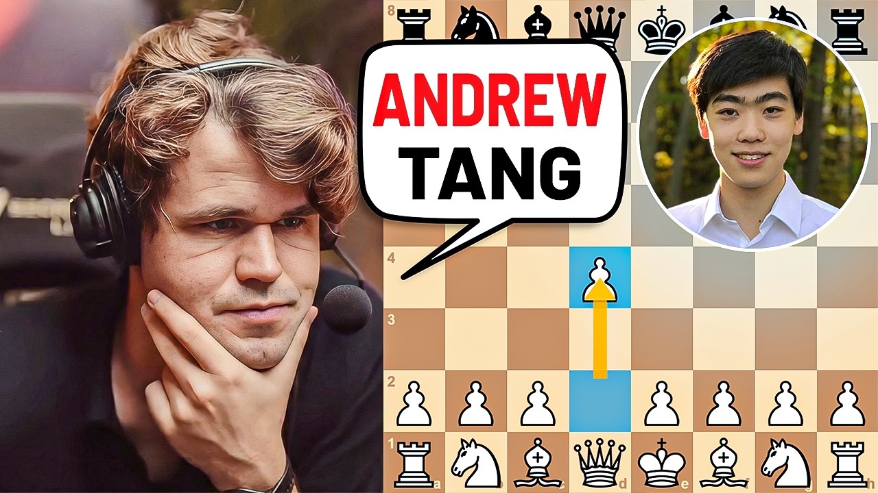 Magnus Carlsen Plays an Incredible Blitz Game Against Andrew Tang