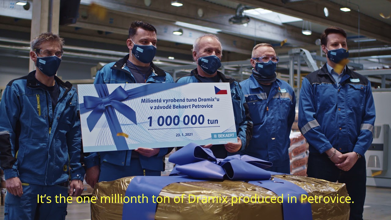 Bekaert Petrovice: 1.000.000 tuns