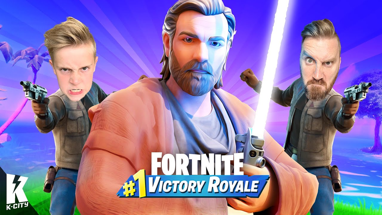 OBI-WAN for the WIN in Fortnite!!! K-CITY GAMING