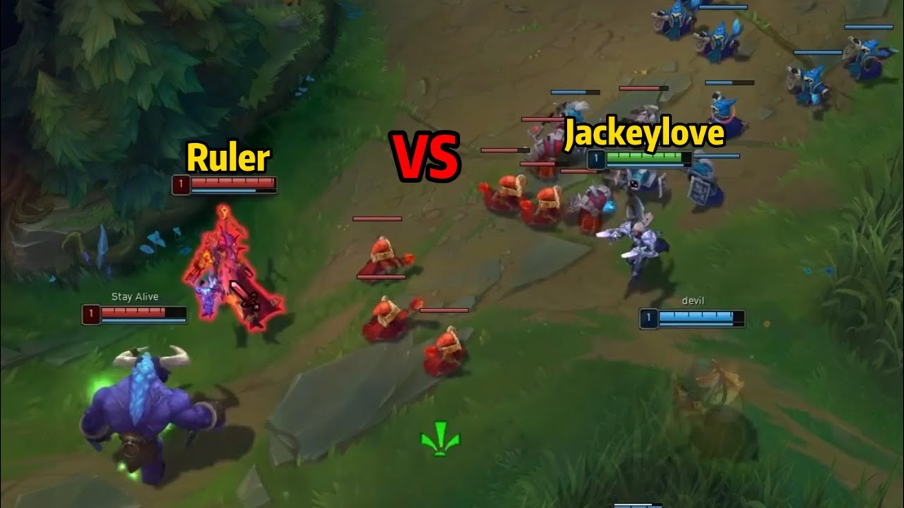 TES Jackeylove VS JDG Ruler!
