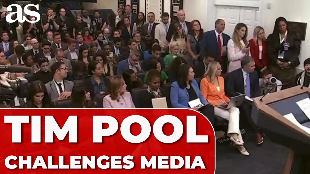 TIM POOL'S first White House question: SLAMS LEGACY MEDIA over ‘MARYLAND MAN’ smears