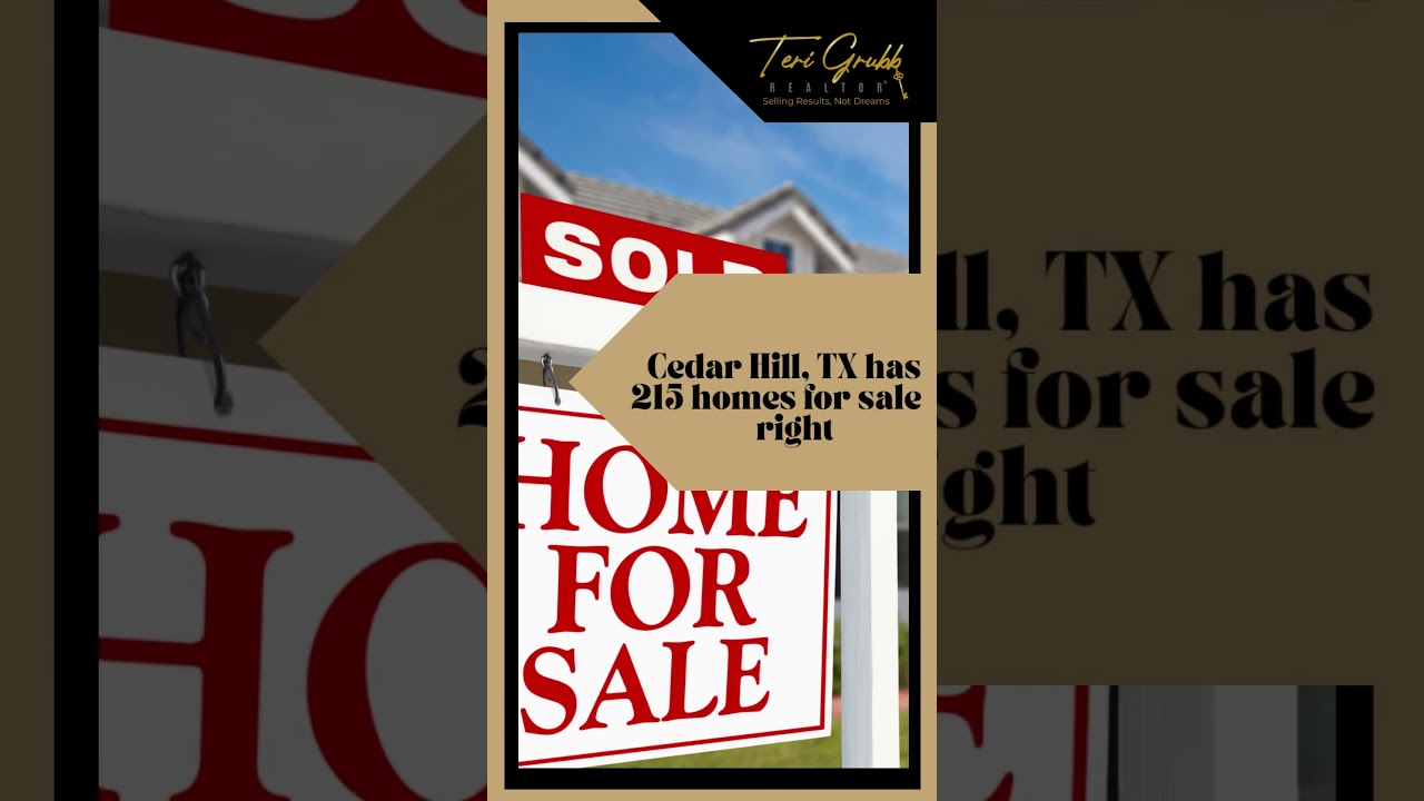 #shorts Housing Market Report Cedar Hill, TX