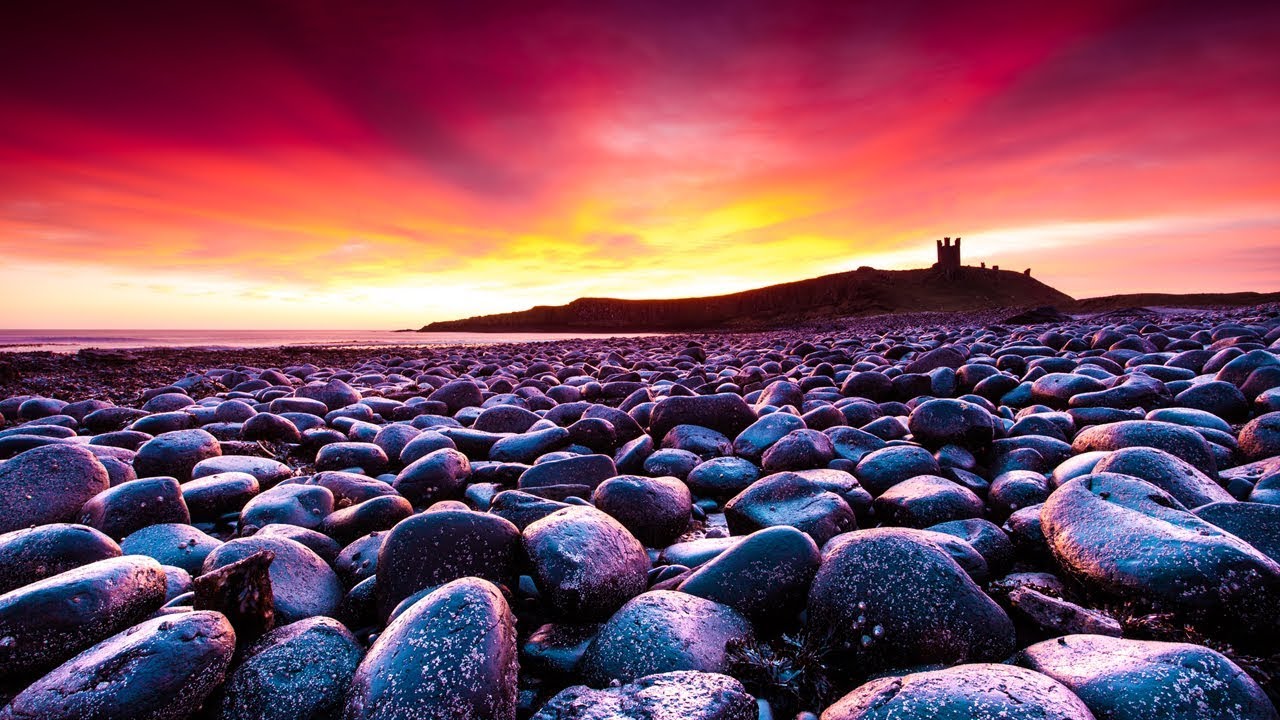 Northumberland Coast and Dunstanburgh Castle - Happy Happy Happy - Landscape Photography