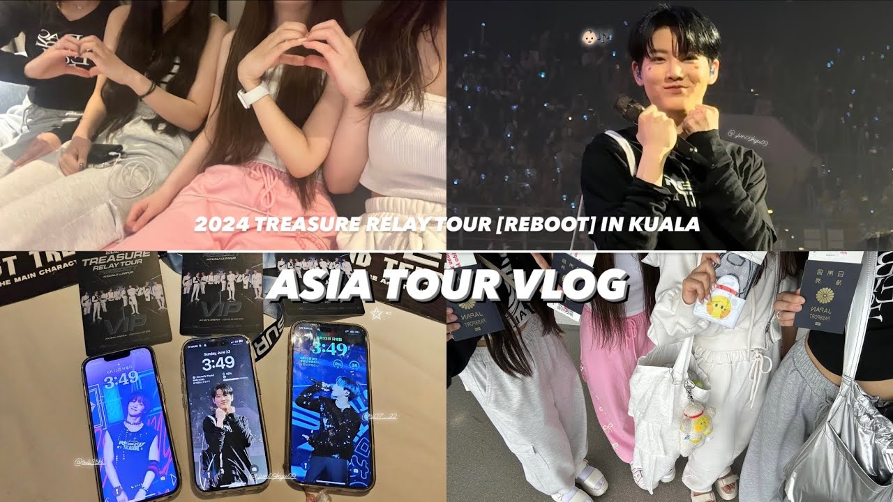 〔 ASIA TOUR VLOG 〕 クアラってさいこう🥺🩶TREASURE追っかけて マレーシアまで飛んできた🩷✊🏻