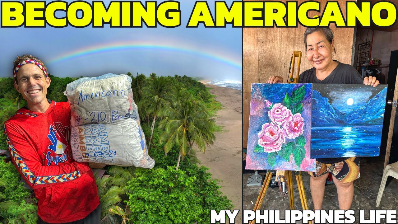 FILIPINO AMERICANO? Philippines Beach Home Life In Davao (Cateel)