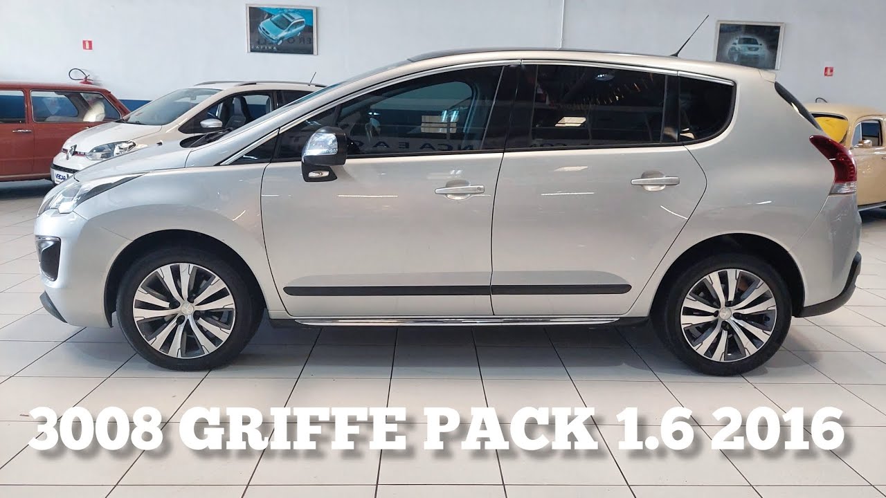 PEUGEOT 3008 GRIFFE PACK TURBO 1.6 2016 - CURITIBA - PR @VeicarMultimarcascuritiba