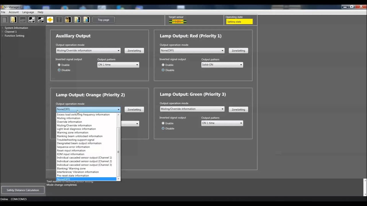 Omron F3SG Dynamic Muting Demonstration Video