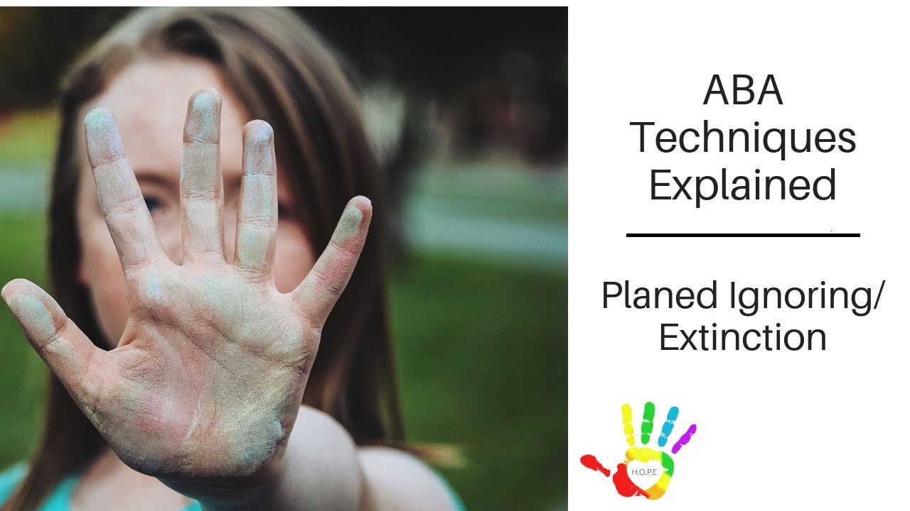 ABA Techniques Explained: Planned Ignoring/Extinction