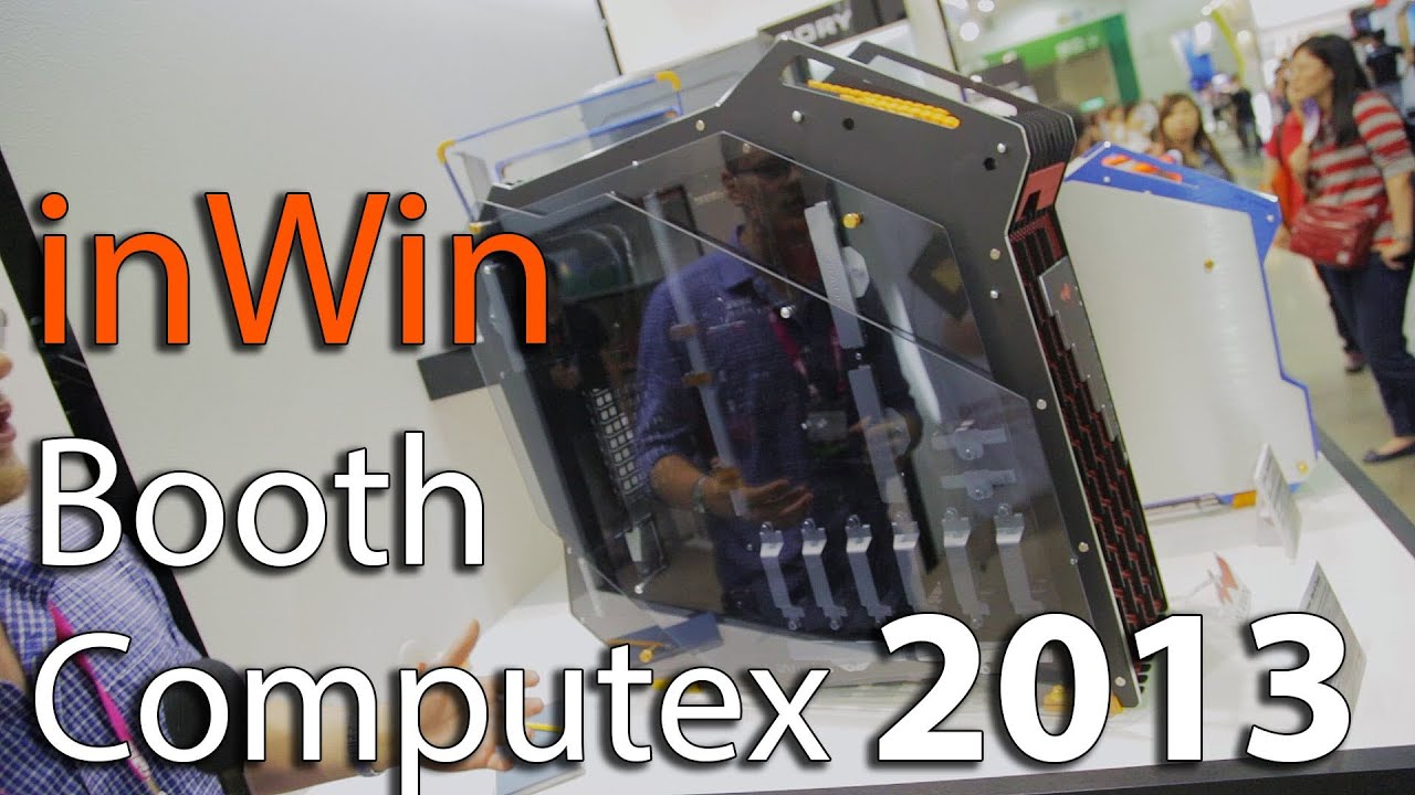 inWIN Booth tour: Tou, KingSize H-Frame - Computex 2013