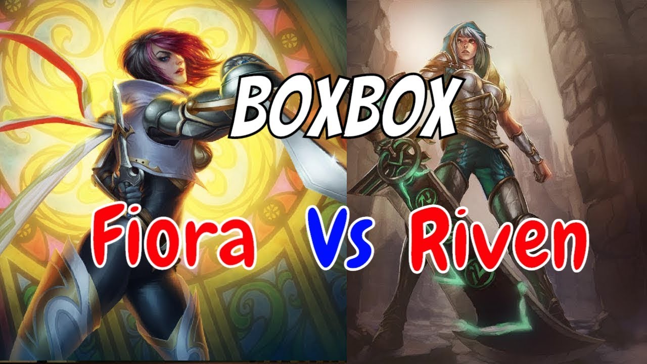 BOXBOX Fiora Vs Riven Top Stream Gameplay Season 8