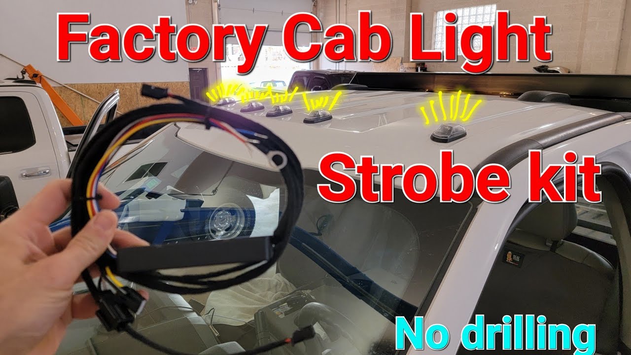 OEM Factory Ford Cab LIGHT Strobe kit - from Limitless Autoworks TODAY