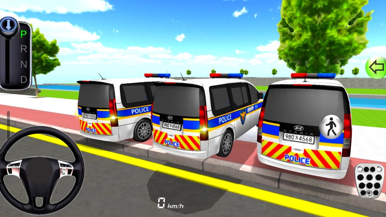 New Police car For Parking - 3d Driving Class android game || Car Game #gameplay #cargame