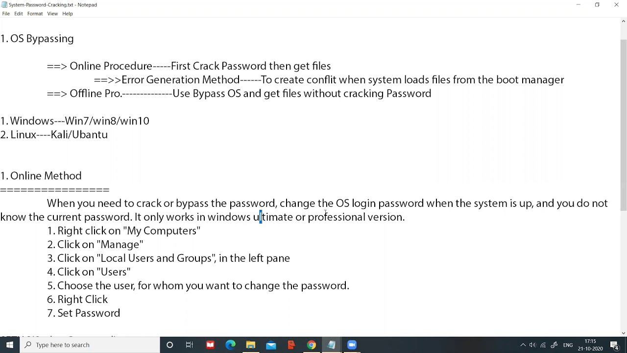 Cracking System Password Part-1 | Cyber Forensics Investigation Tutorial | Craw Cyber Security