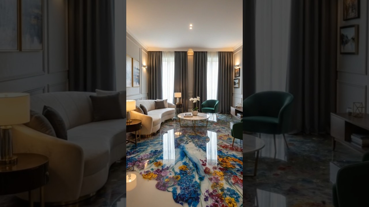 Luxury Floor Transformation with Real Construction Sounds | Satisfying Renovation #usa #shorts