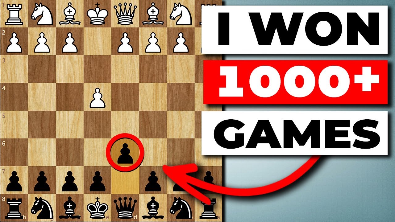 Я выиграл более 1000 партий, используя самый надежный дебют за черных
