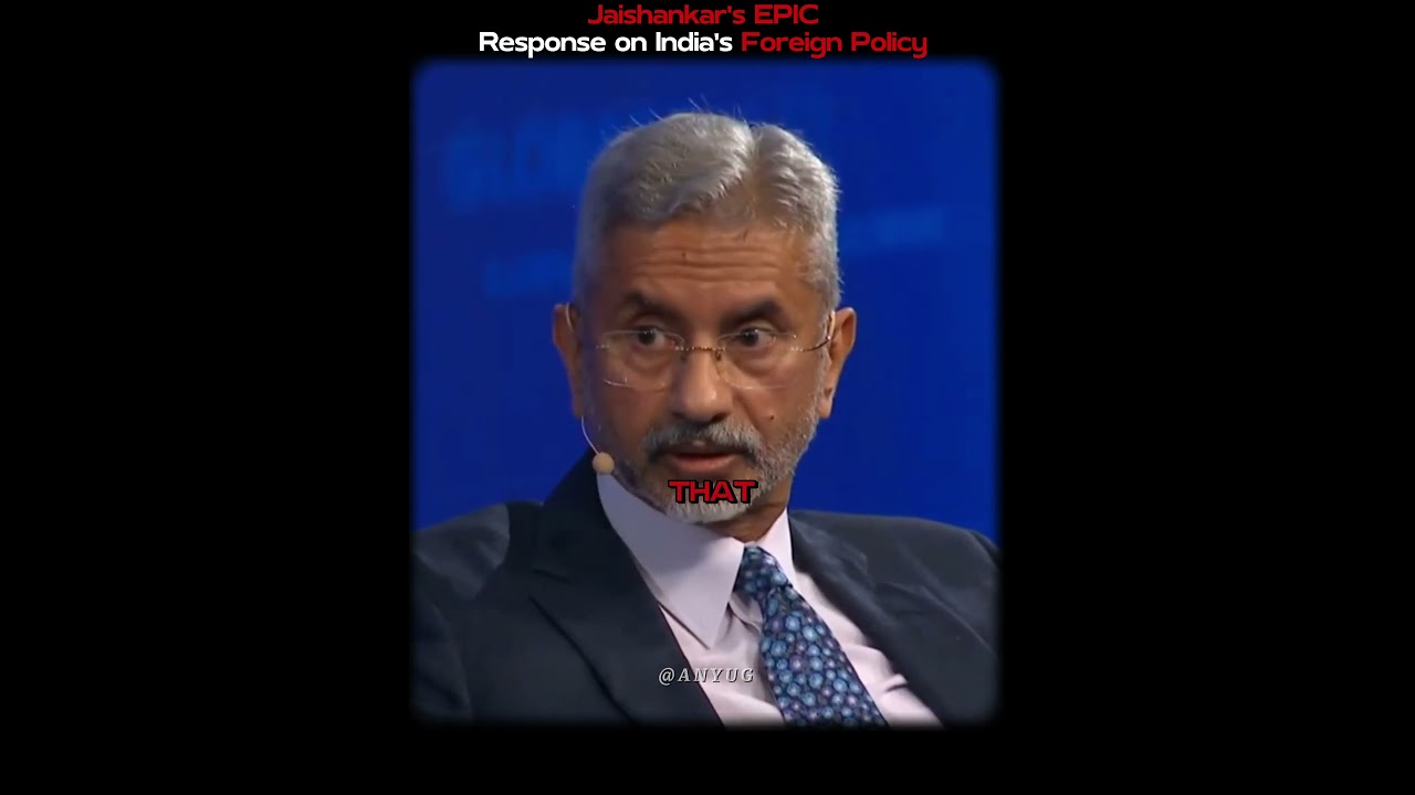 Jaishankar's EPIC Response on India's Foreign Policy 😱