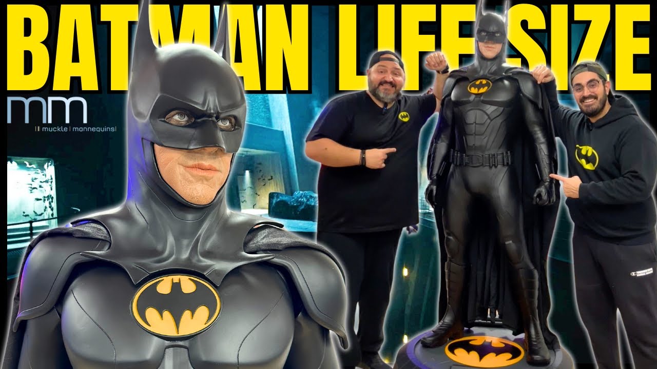 ¡El unboxing más épico! 😱 BATMAN MICHAEL KEATON (THE FLASH) A TAMAÑO REAL de Muckle Mannequins