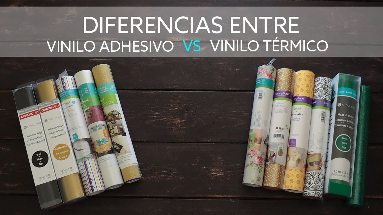 Diferencias entre vinilo adhesivo y vinilo térmico, Textil  (Iron-On)  - Como usarlo y cortarlo