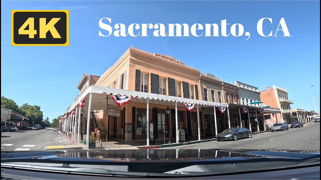 Sacramento, California, USA 🇺🇸 4K Drive