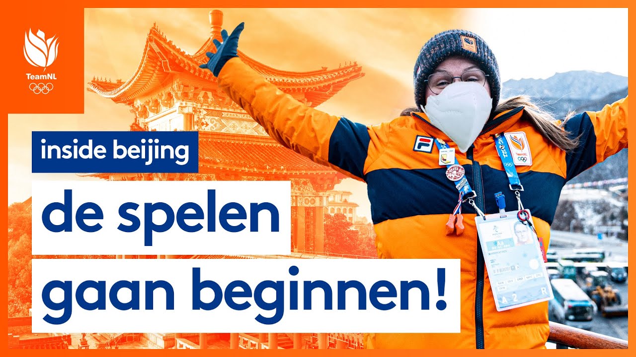 DE REIS ✈️ NAAR HET OLYMPISCH DORP IN BEIJING 🚌 | Inside Beijing 🐉 | TeamNL