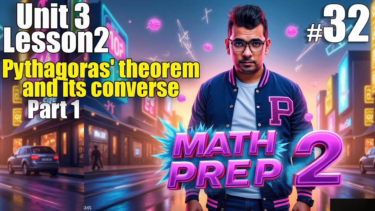 Math | Geometry | Prep 2 | Pythagoras' theoremand its converse -  Part 1 |