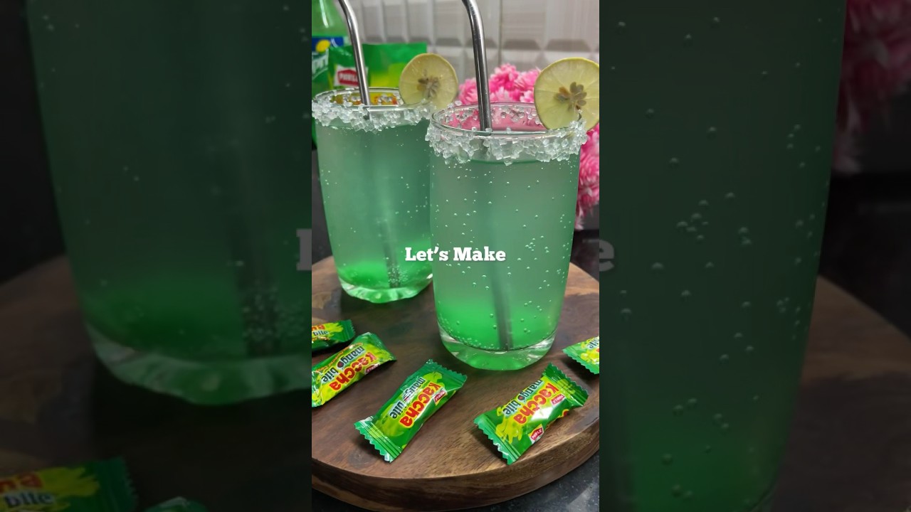 😍Kaccha Mango bite Mojito | Garmiyo ki Drink🍹 #viral #recipe #asmr #shorts #mojito #drink #1k