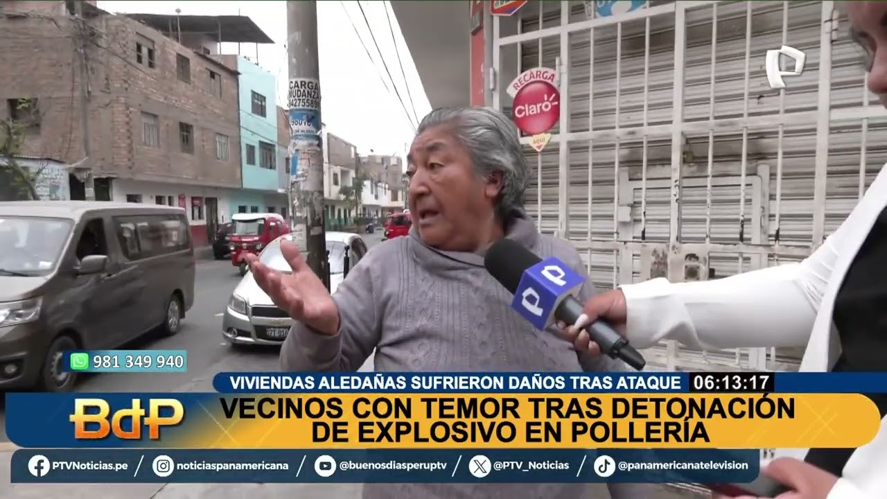 Vecinos atemorizados tras atentado a poller&iacute;a en Cercado de Lima