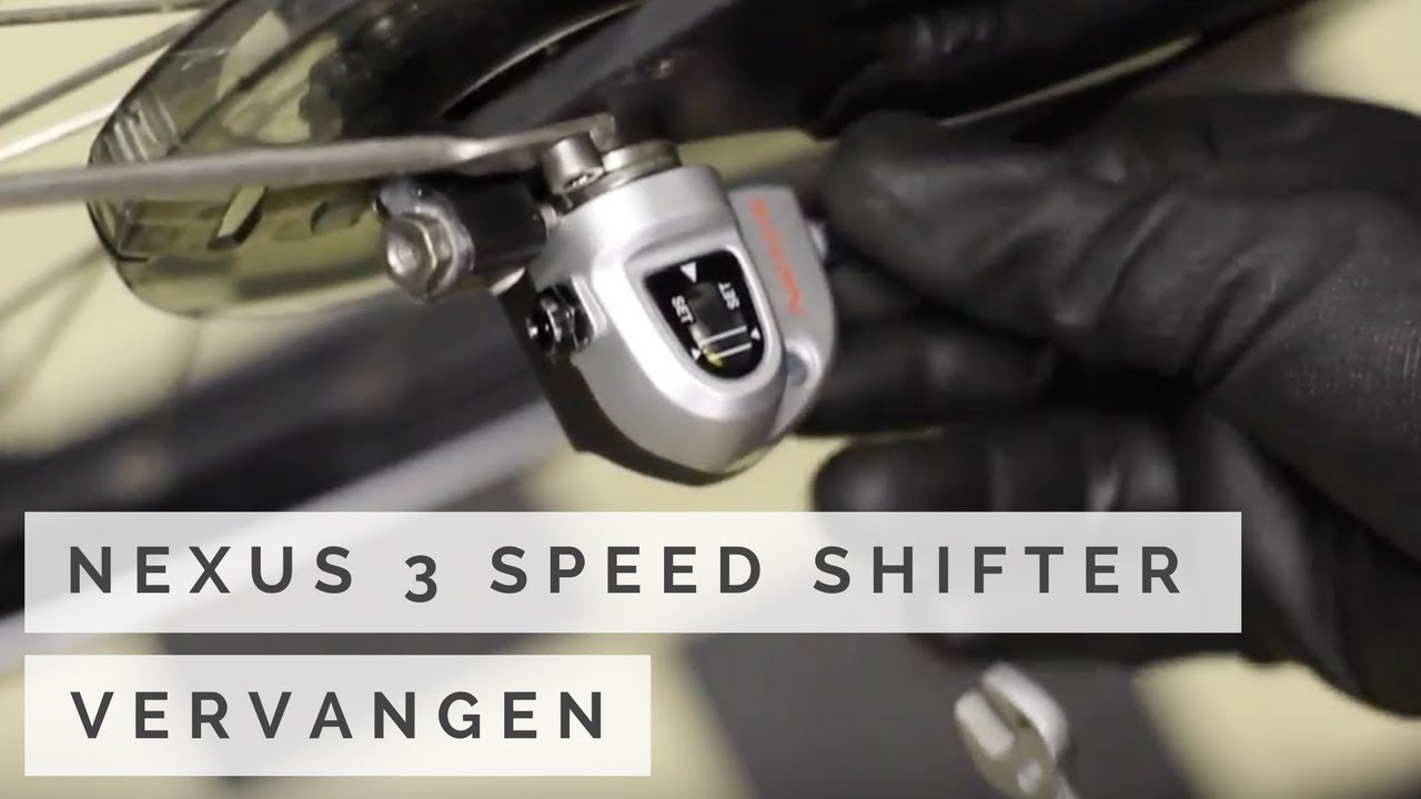 Shimano Nexus 3 speed shifter vervangen