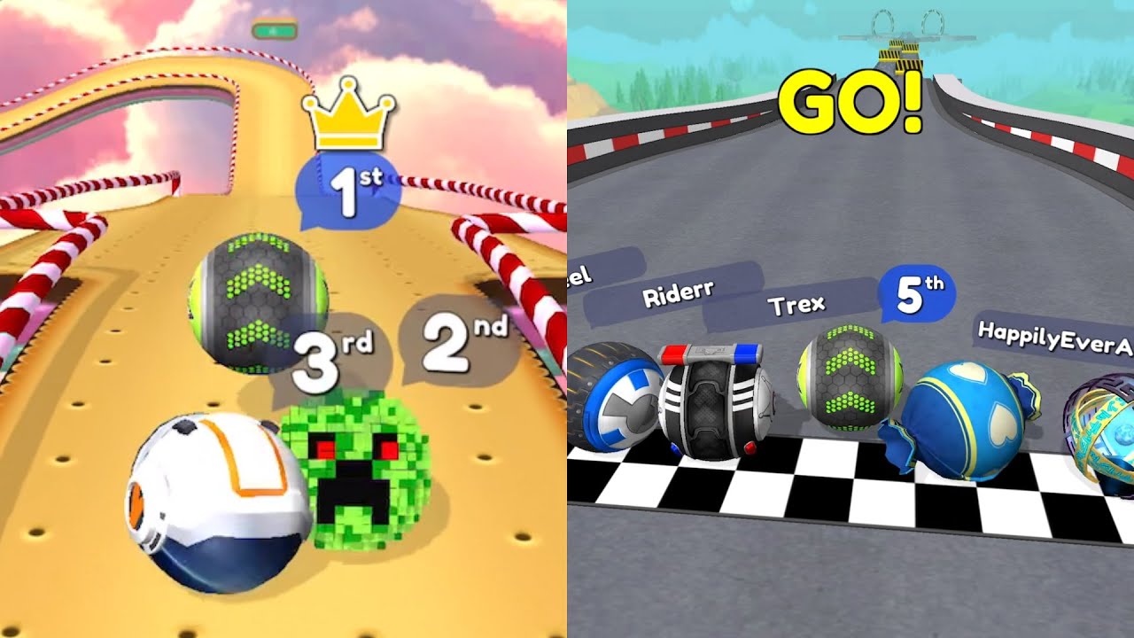 Going Balls | Funny Race Vs Epic Race, Portal Run, Challenge, Hard Level 9466 New Update