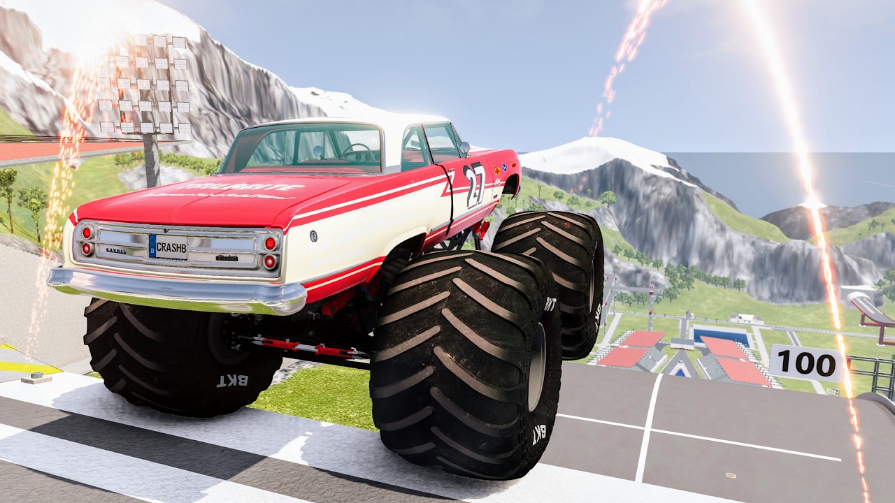 Epic High Speed Car Jumps #261 – BeamNG Drive | CrashBoomPunk