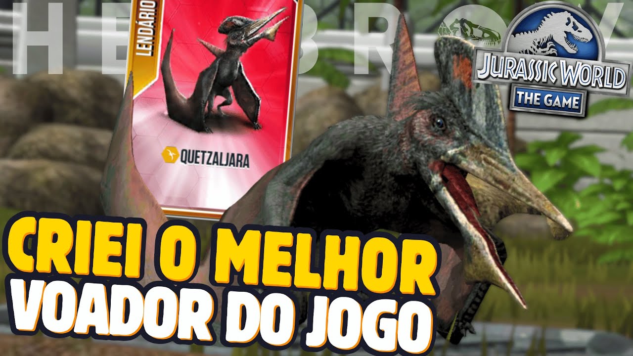CRIEI O SUPER HIBRIDO QUETZALJARA E ELE É QUEBRADO DEMAIS!!!  - Jurassic World