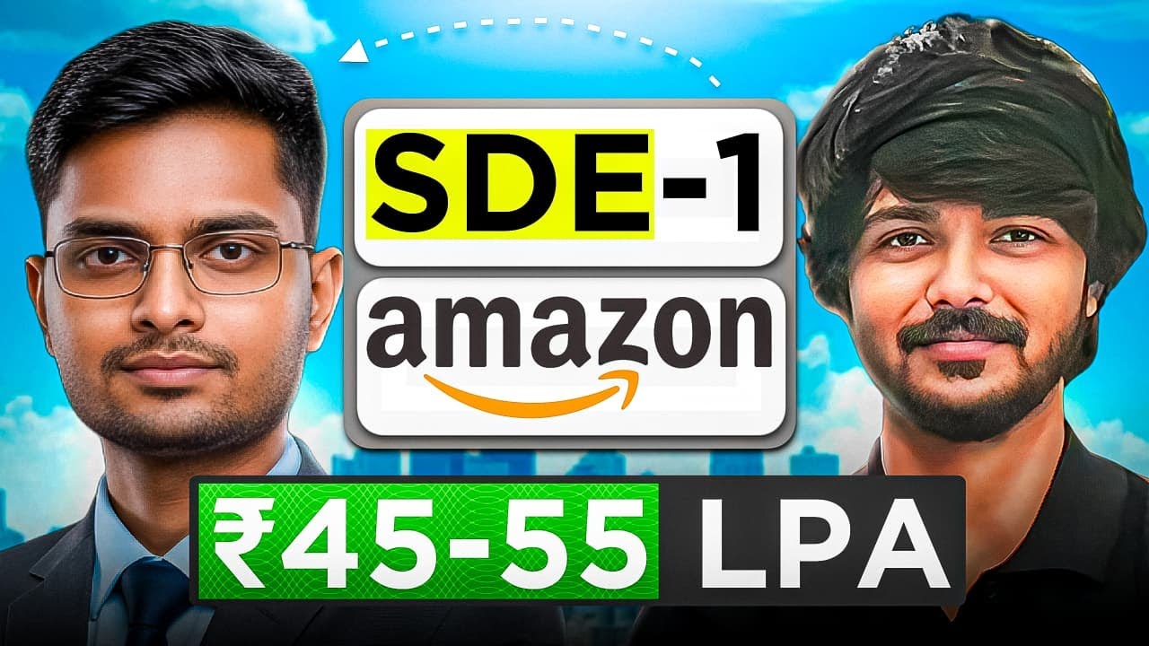 Cracked Amazon SDE-1 🚀 | Interview Process, Salary & Prep Strategy