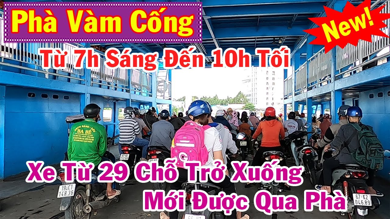 Tin Vui 2/9 - 2023 Phà Vàm Cống Long Xuyên - Đồng Tháp Đã Chạy Lại, Từ 7h Sáng Đến 10h Tối
