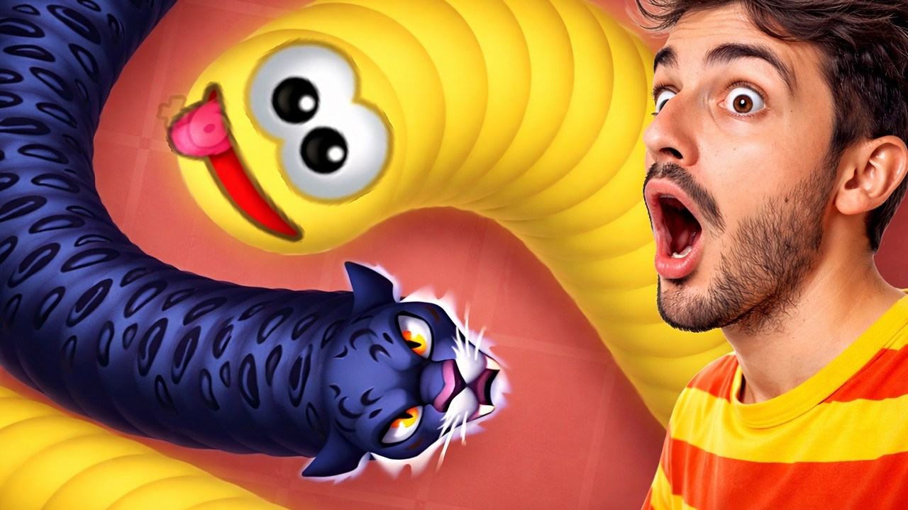 Giant Yellow Worm vs Deadly Snake😮Who-Wins?
