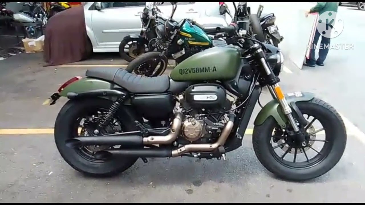 QJMOTOR srv250 pasang tayar gemuk@fazbencustom4534