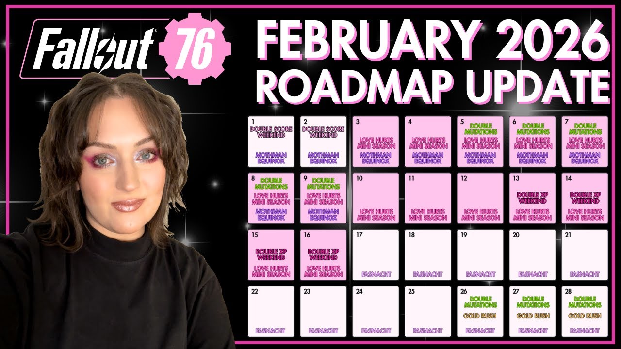 Fallout 76 — февральское обновление карты развития (ROAPMAP) 2026 года! Что нового в FO76? Подска...