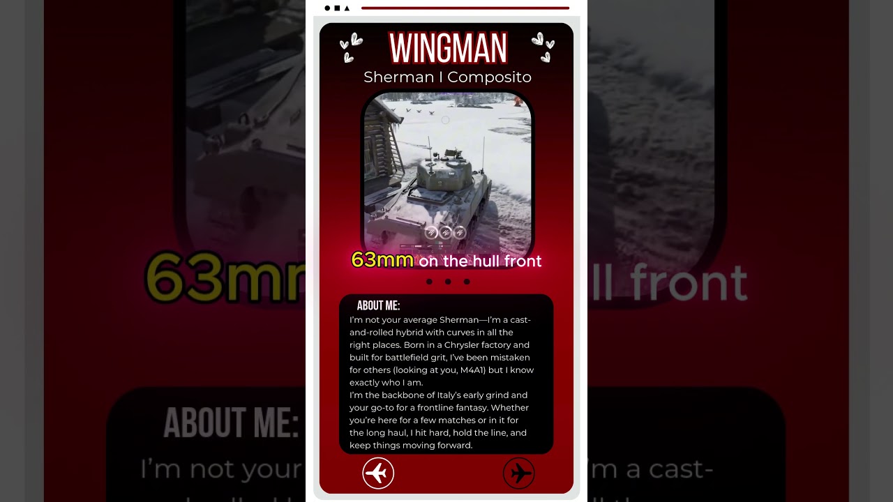 Wingman Series | Sherman I Composito Medium Tank | Italian Rank III War Thunder Tank Review |  WT CC