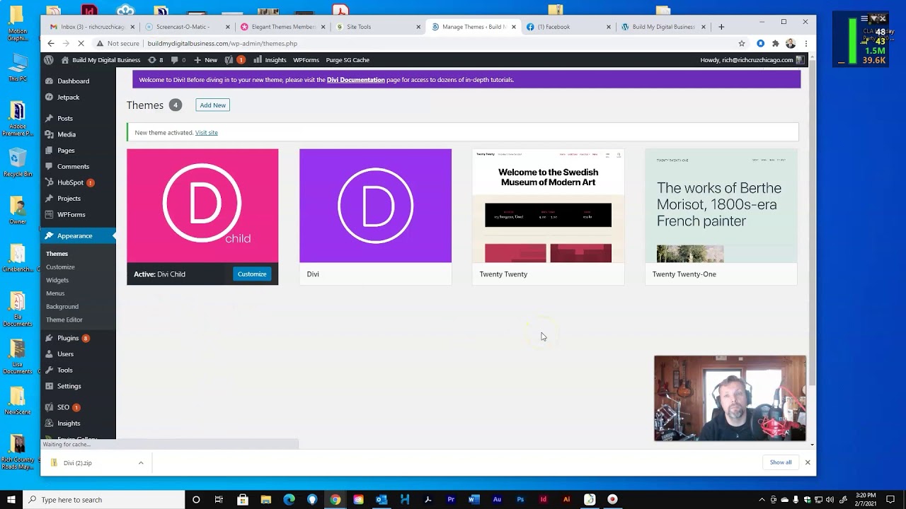 Build My #Digital #Business: Installing the Divi Theme