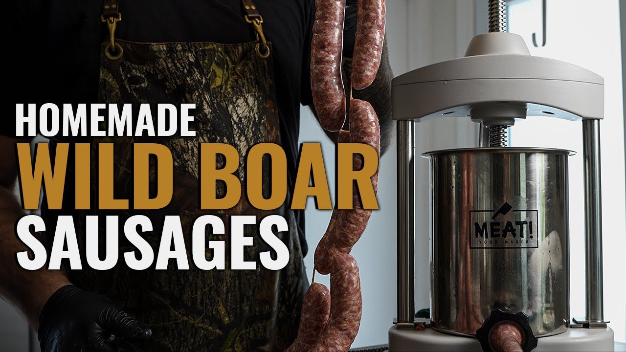 Homemade Wild Boar Sausages